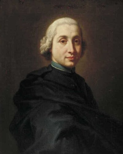 Portrait of a Young Cleric by Jacopo Amigoni